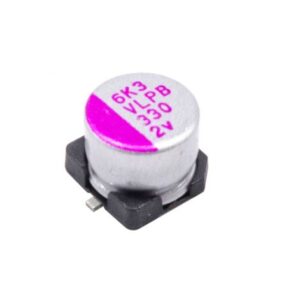 خازن جامد - سالید 330uF / 2V ژاپنی پکیج SMD