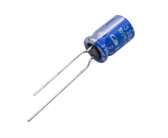 خازن الکترولیتی 330uF / 10V کره ای مارک SAMWHA سری XC